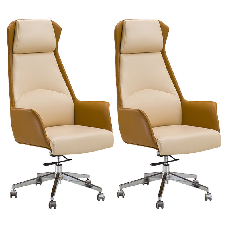 Moderne Ledermanager Stuhl ein verstellbarer lumbaler Support Executive Chair für Office