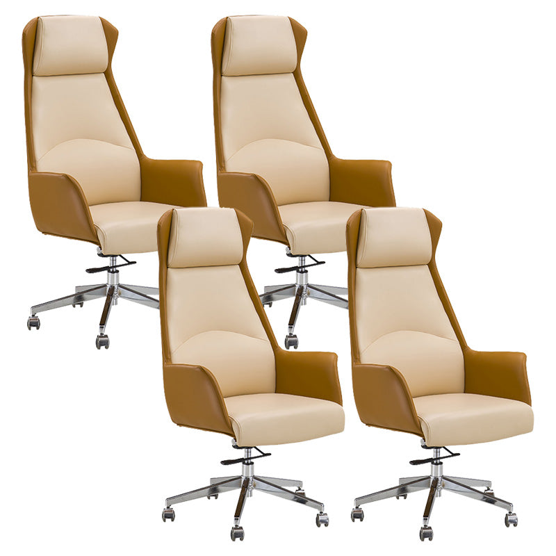 Moderne Ledermanager Stuhl ein verstellbarer lumbaler Support Executive Chair für Office