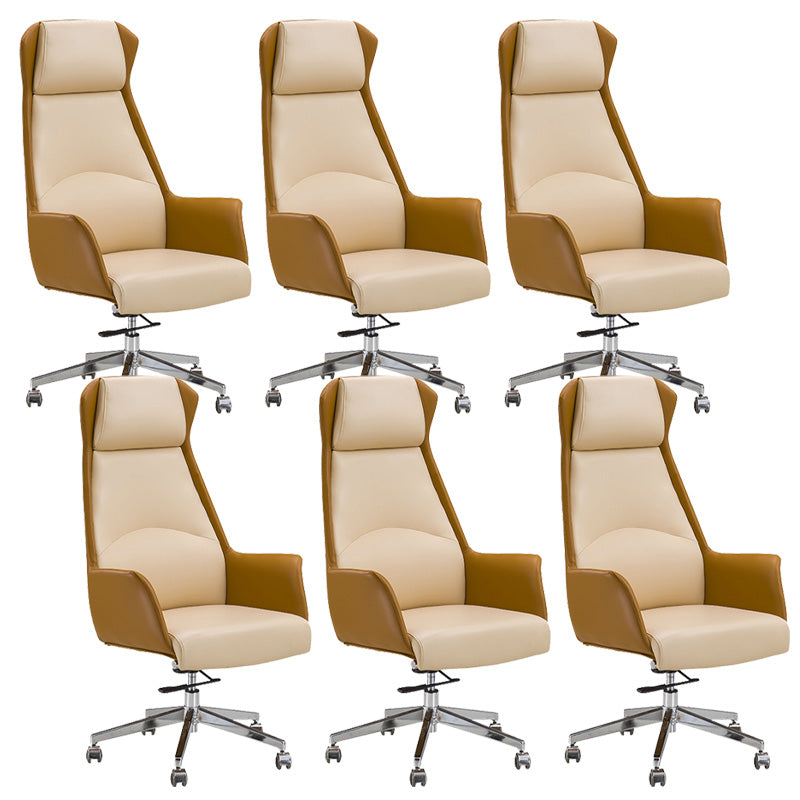 Moderne Ledermanager Stuhl ein verstellbarer lumbaler Support Executive Chair für Office