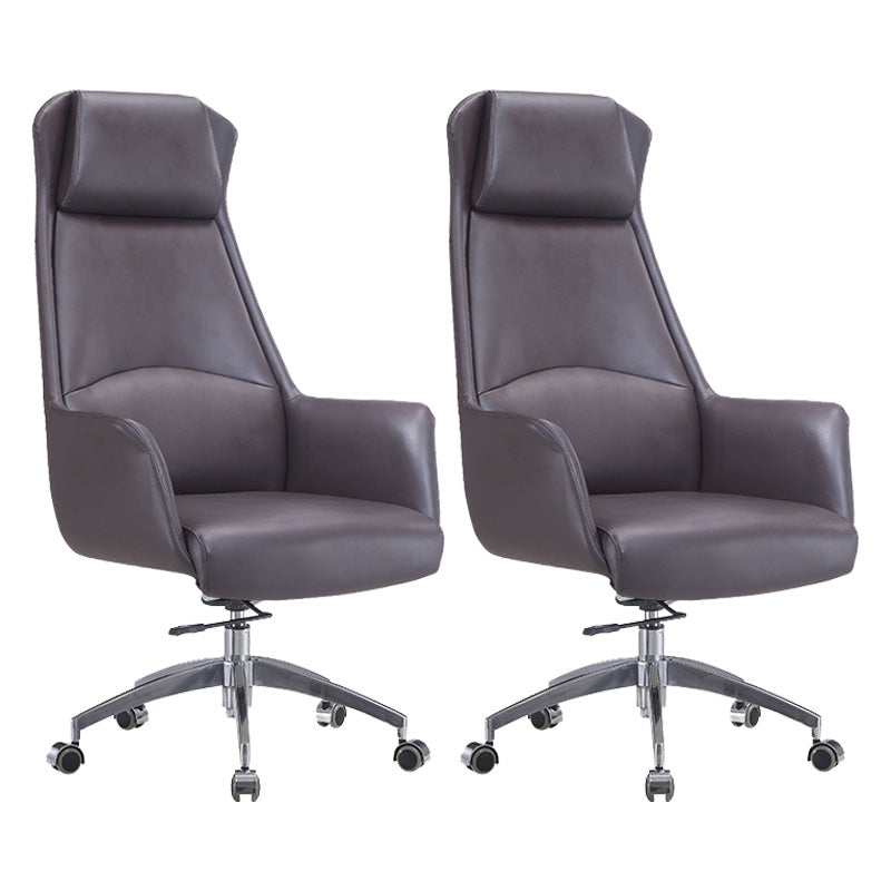 Moderne Ledermanager Stuhl ein verstellbarer lumbaler Support Executive Chair für Office