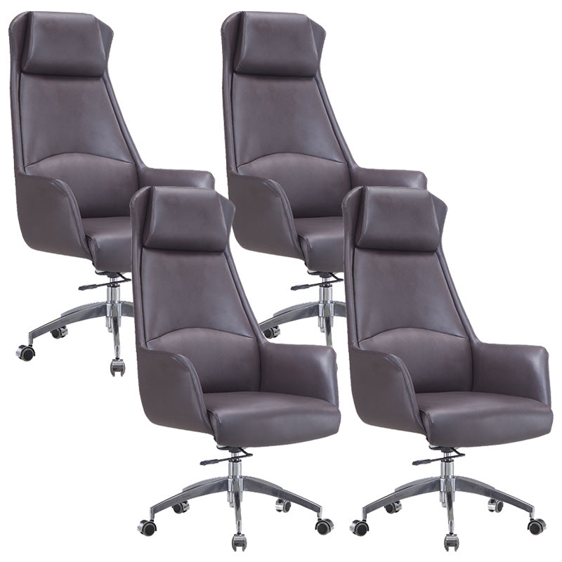 Moderne Ledermanager Stuhl ein verstellbarer lumbaler Support Executive Chair für Office