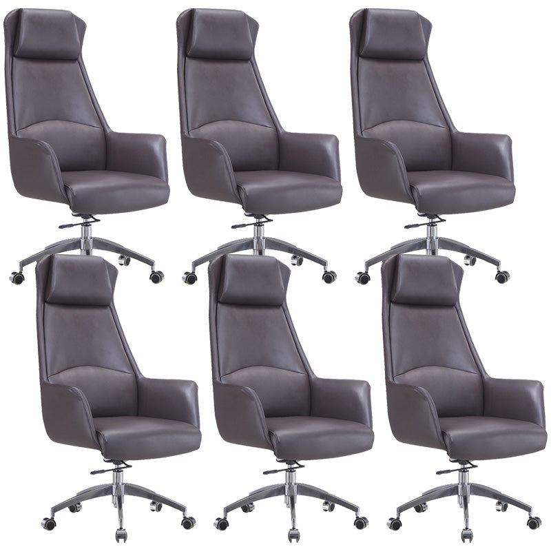 Moderne Ledermanager Stuhl ein verstellbarer lumbaler Support Executive Chair für Office