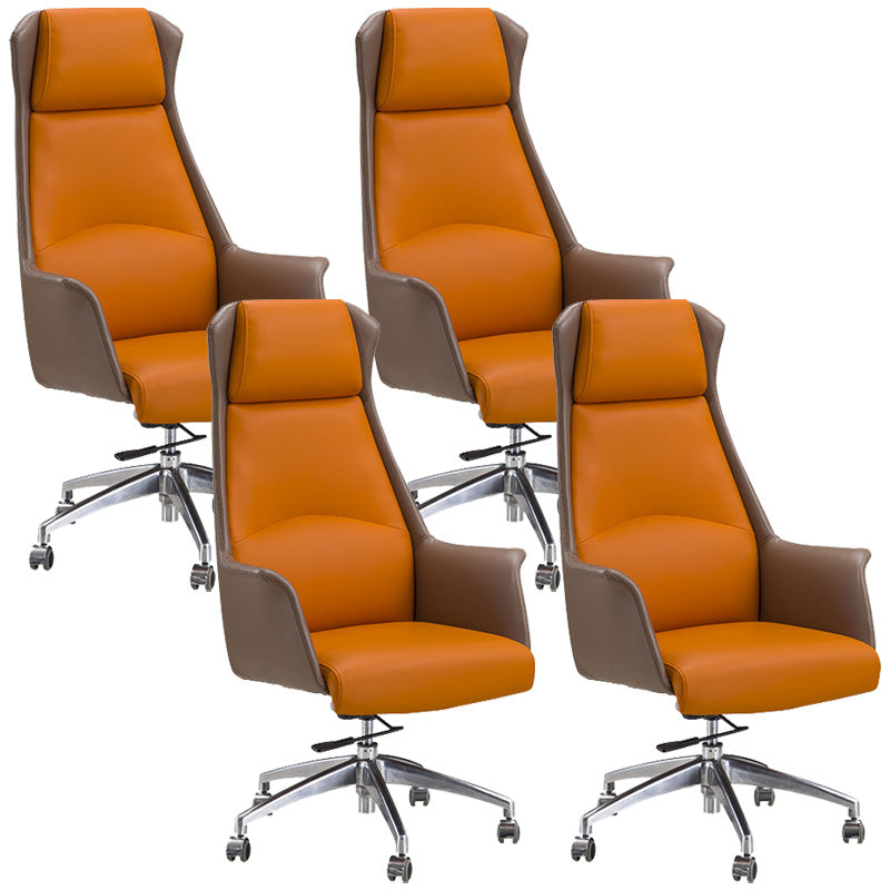 Moderne Ledermanager Stuhl ein verstellbarer lumbaler Support Executive Chair für Office