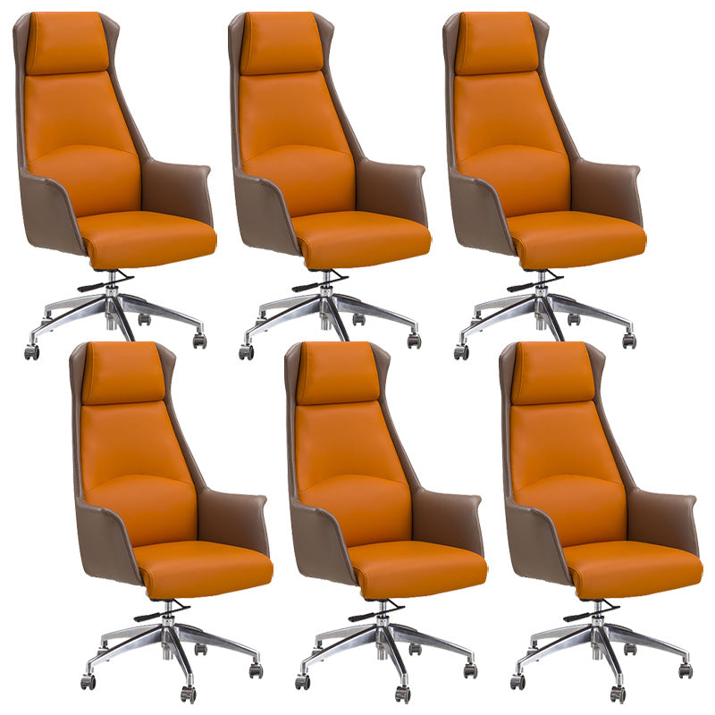 Moderne Ledermanager Stuhl ein verstellbarer lumbaler Support Executive Chair für Office