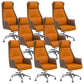 Moderne Ledermanager Stuhl ein verstellbarer lumbaler Support Executive Chair für Office