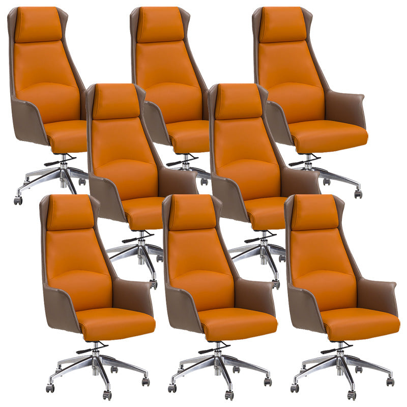 Moderne Ledermanager Stuhl ein verstellbarer lumbaler Support Executive Chair für Office