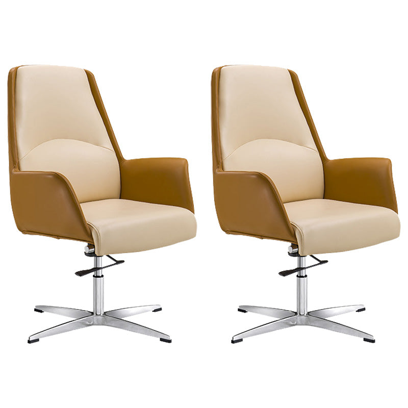 Moderne Ledermanager Stuhl ein verstellbarer lumbaler Support Executive Chair für Office