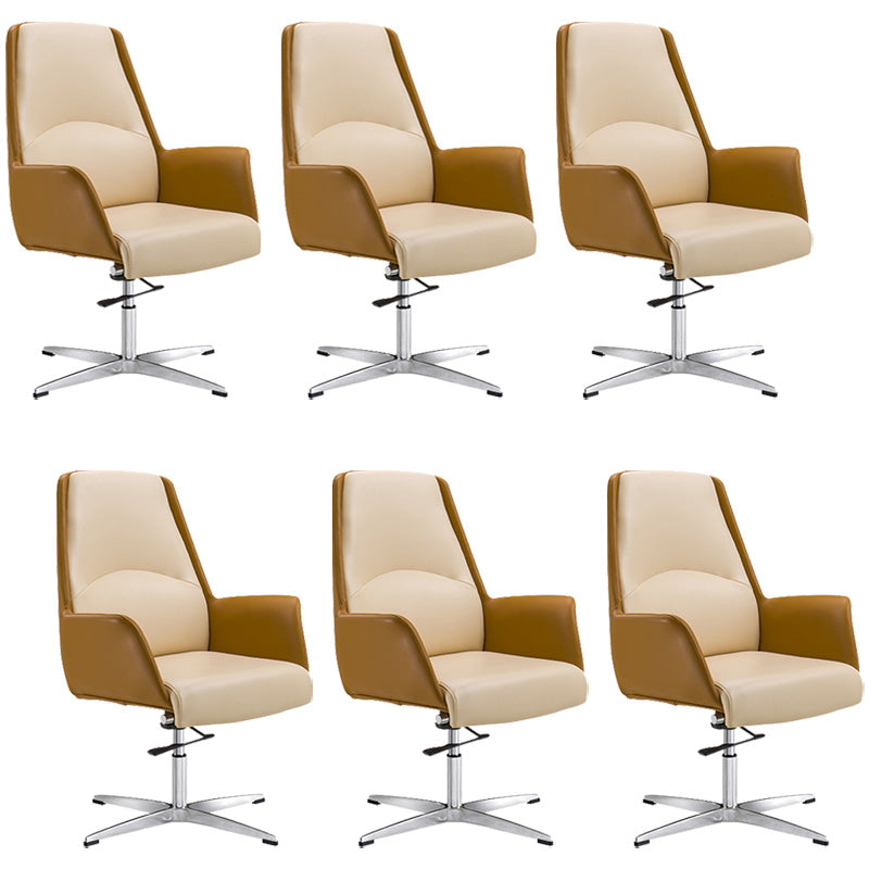 Moderne Ledermanager Stuhl ein verstellbarer lumbaler Support Executive Chair für Office