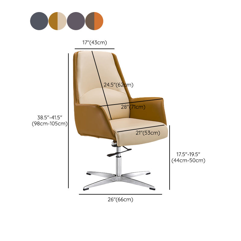 Moderne Ledermanager Stuhl ein verstellbarer lumbaler Support Executive Chair für Office