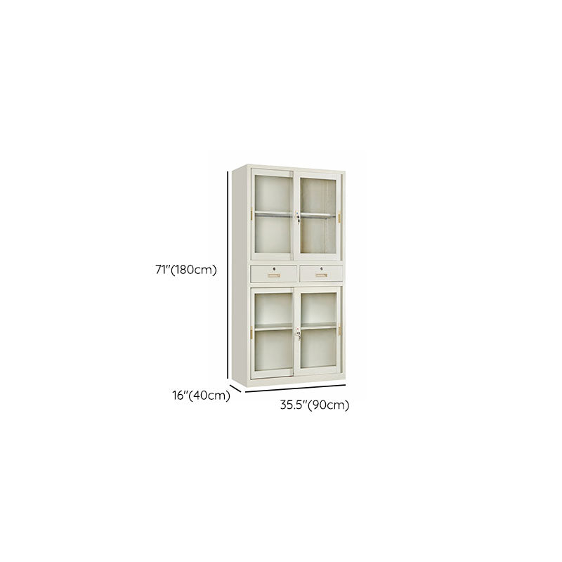 Mobile moderno mobile in acciaio cassetti di bloccaggio in acciaio e ripiani di stoccaggio antincendio