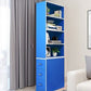 Soft Close Drawers Storage Cabinet Rectangle Cabinet with Drawer Blue Clearhalo 'Cabinets & Chests' 'cabinets_chests' 'furn' 'furn_cabinets_chests' 'Furniture' 'Living Room Furniture' 6582272