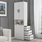 Soft Close Drawers Storage Cabinet Rectangle Cabinet with Drawer Gloss White Clearhalo 'Cabinets & Chests' 'cabinets_chests' 'furn' 'furn_cabinets_chests' 'Furniture' 'Living Room Furniture' 6582275