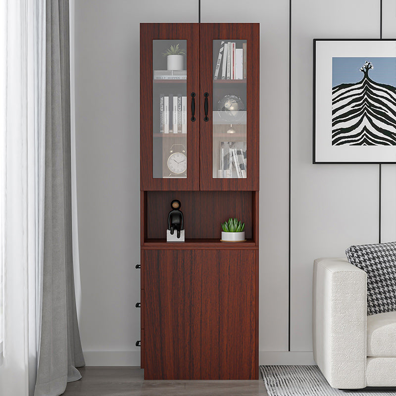 Soft Close Drawers Storage Cabinet Rectangle Cabinet with Drawer Brown Clearhalo 'Cabinets & Chests' 'cabinets_chests' 'furn' 'furn_cabinets_chests' 'Furniture' 'Living Room Furniture' 6582285
