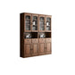 Grooves Handle Storage Cabinet Solid Wood Cabinet with Drawer Clearhalo 'Cabinets & Chests' 'cabinets_chests' 'furn' 'furn_cabinets_chests' 'Furniture' 'Living Room Furniture' 6582311