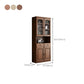Grooves Handle Storage Cabinet Solid Wood Cabinet with Drawer Clearhalo 'Cabinets & Chests' 'cabinets_chests' 'furn' 'furn_cabinets_chests' 'Furniture' 'Living Room Furniture' 6582323