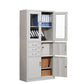 Modern File Cabinet Glass Doors Lock Storage Vertical Filing Cabinet 3 5 Clearhalo 'Filing Cabinets' 'filling_cabinets' 'furn' 'furn_filling_cabinets' 'Furniture' 'Office Furniture' 6582373