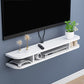 Floating Media Console Contemporary TV Stand Console for Living Room White Clearhalo 'furn' 'furn_tv_stands_entertainment_centers' 'Furniture' 'Living Room Furniture' 'TV Stands & Entertainment Centers' 'TV Stands & Media Storage Furniture' 'tv_stands_entertainment_centers' 6582639
