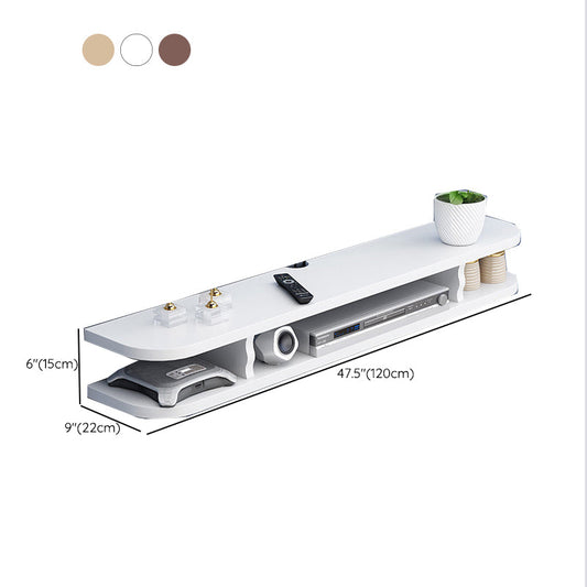 Floating Media Console Contemporary TV Stand Console for Living Room Clearhalo 'furn' 'furn_tv_stands_entertainment_centers' 'Furniture' 'Living Room Furniture' 'TV Stands & Entertainment Centers' 'TV Stands & Media Storage Furniture' 'tv_stands_entertainment_centers' 6582649