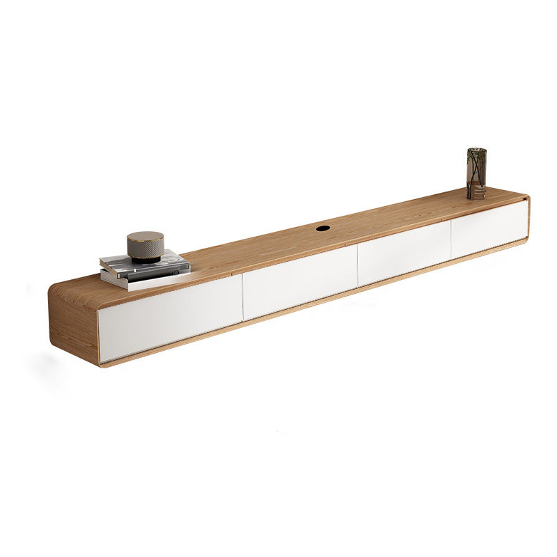 Contemporary TV Media Console Wooden TV Console with Drawers 87"L x 12"W x 9"H Clearhalo 'furn' 'furn_tv_stands_entertainment_centers' 'Furniture' 'Living Room Furniture' 'TV Stands & Entertainment Centers' 'TV Stands & Media Storage Furniture' 'tv_stands_entertainment_centers' 6582678