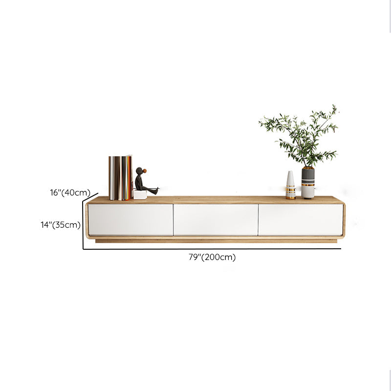 Contemporary TV Media Console Wooden TV Console with Drawers Clearhalo 'furn' 'furn_tv_stands_entertainment_centers' 'Furniture' 'Living Room Furniture' 'TV Stands & Entertainment Centers' 'TV Stands & Media Storage Furniture' 'tv_stands_entertainment_centers' 6582682