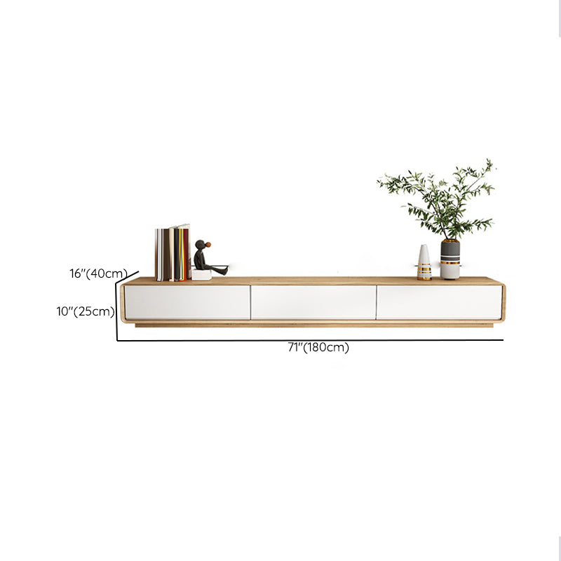 Contemporary TV Media Console Wooden TV Console with Drawers Clearhalo 'furn' 'furn_tv_stands_entertainment_centers' 'Furniture' 'Living Room Furniture' 'TV Stands & Entertainment Centers' 'TV Stands & Media Storage Furniture' 'tv_stands_entertainment_centers' 6582686