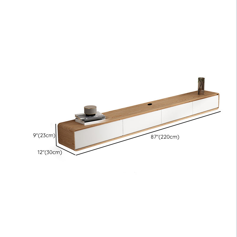 Contemporary TV Media Console Wooden TV Console with Drawers Clearhalo 'furn' 'furn_tv_stands_entertainment_centers' 'Furniture' 'Living Room Furniture' 'TV Stands & Entertainment Centers' 'TV Stands & Media Storage Furniture' 'tv_stands_entertainment_centers' 6582691