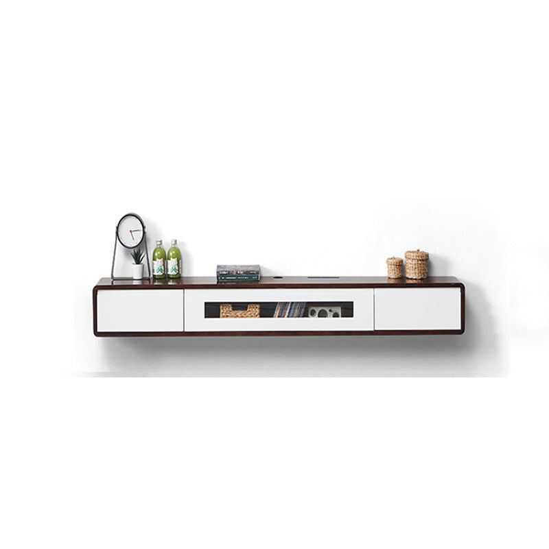 Console porta TV a parete Console multimediale TV in legno con cassetti