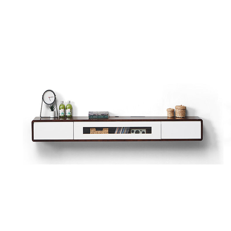 Console porta TV a parete Console multimediale TV in legno con cassetti