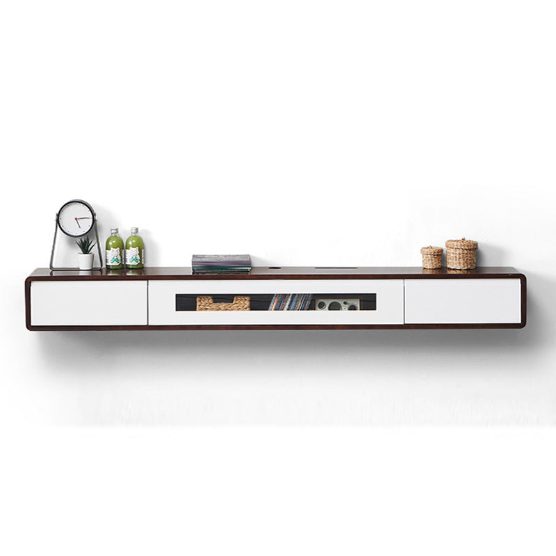 Console porta TV a parete Console multimediale TV in legno con cassetti