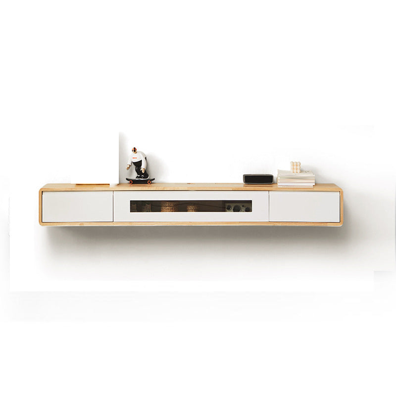 Console porta TV a parete Console multimediale TV in legno con cassetti