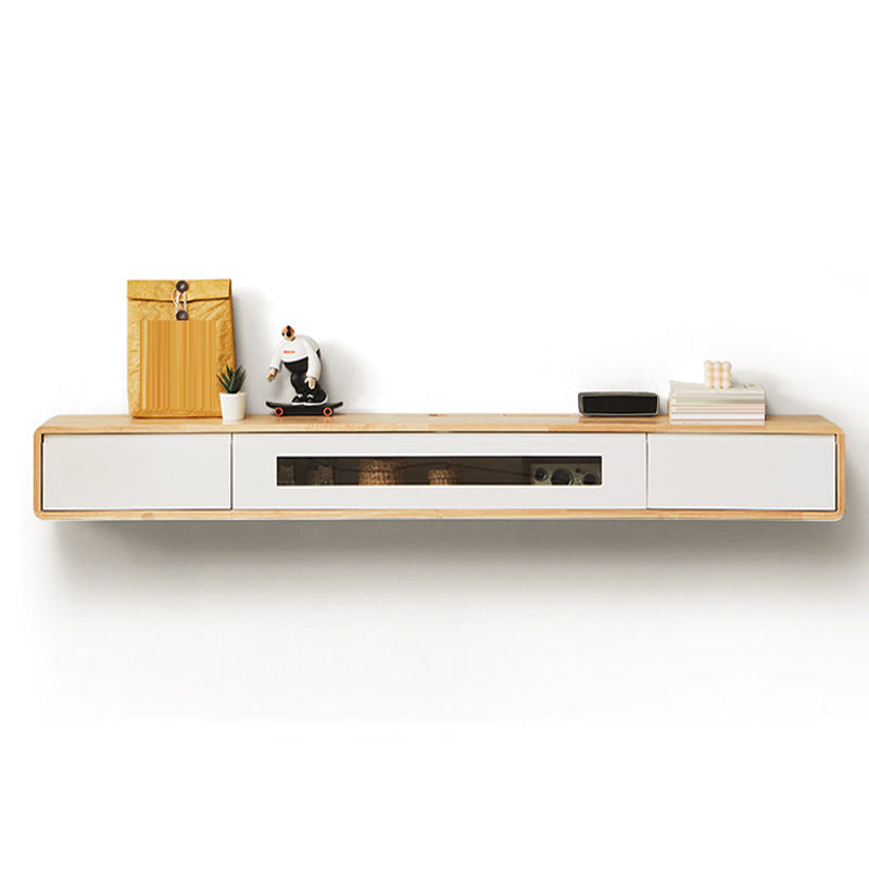 Console porta TV a parete Console multimediale TV in legno con cassetti