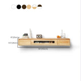 Console TV TV a parete console TV in legno con cassetti