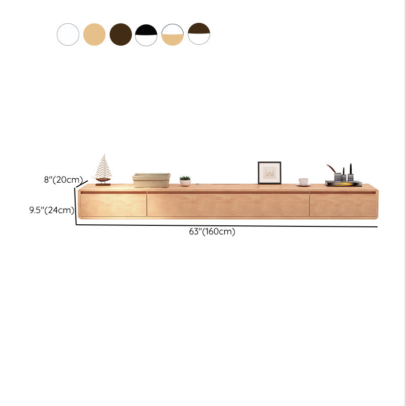 Wall-mounted TV Stand Console Modern TV Media Console with Drawers Clearhalo 'furn' 'furn_tv_stands_entertainment_centers' 'Furniture' 'Living Room Furniture' 'TV Stands & Entertainment Centers' 'TV Stands & Media Storage Furniture' 'tv_stands_entertainment_centers' 6582793