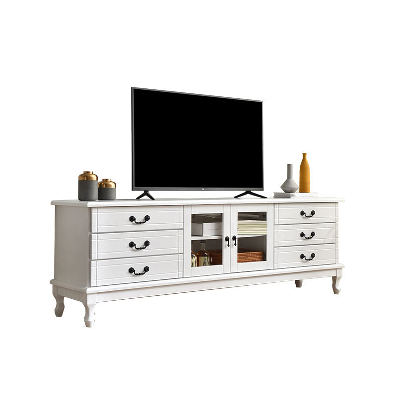 Traditional TV Stand Console Wooden TV Media Console for Living Room Clearhalo 'furn' 'furn_tv_stands_entertainment_centers' 'Furniture' 'Living Room Furniture' 'TV Stands & Entertainment Centers' 'TV Stands & Media Storage Furniture' 'tv_stands_entertainment_centers' 6582806