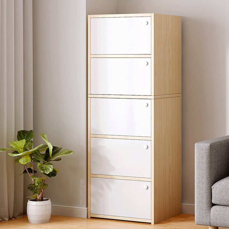 Modern Style Standard Cabinet Rectangle Storage Cabinet for Home Natural Clearhalo 'Cabinets & Chests' 'cabinets_chests' 'furn' 'furn_cabinets_chests' 'Furniture' 'Living Room Furniture' 6582819