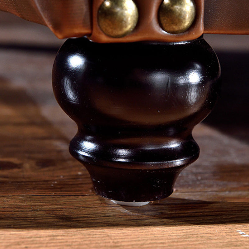 Traditional Flared Arm Sofa Tufted Cushions Seating in Dark Brown Clearhalo 'furn' 'furn_sofas' 'Furniture' 'Living Room Furniture' 'Sofa' 'sofas' 6582942