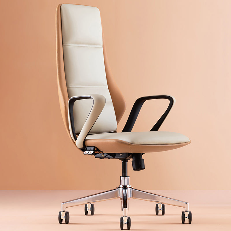 Silla de escritorio deslizante moderna, silla de oficina con brazos acolchados y altura ajustable, con ruedas