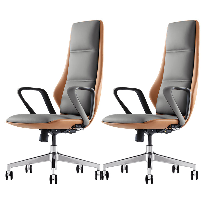 Silla de escritorio deslizante moderna, silla de oficina con brazos acolchados y altura ajustable, con ruedas