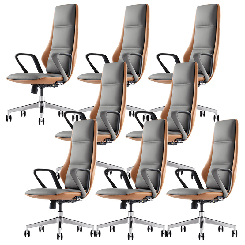 Silla de escritorio deslizante moderna, silla de oficina con brazos acolchados y altura ajustable, con ruedas