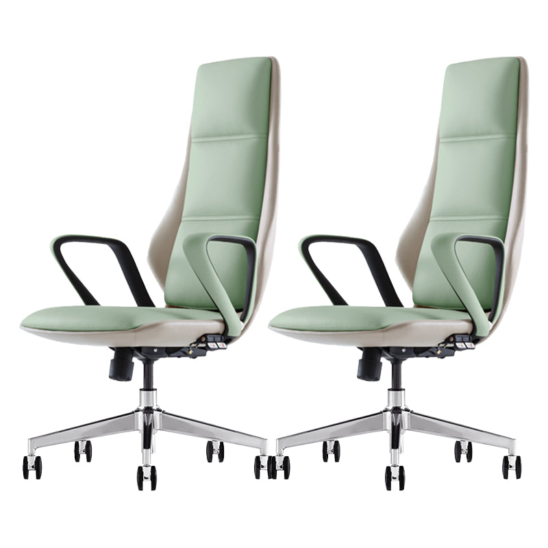 Silla de escritorio deslizante moderna, silla de oficina con brazos acolchados y altura ajustable, con ruedas