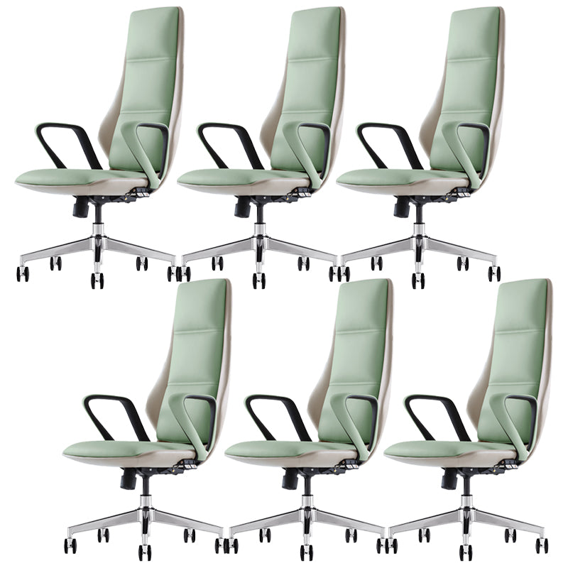 Silla de escritorio deslizante moderna, silla de oficina con brazos acolchados y altura ajustable, con ruedas