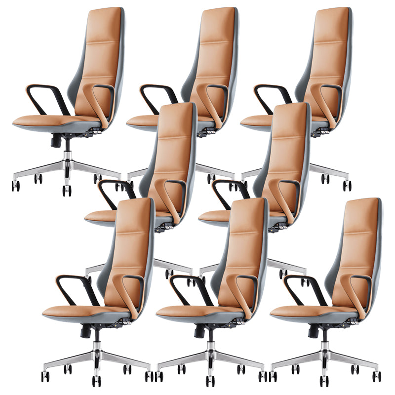 Silla de escritorio deslizante moderna, silla de oficina con brazos acolchados y altura ajustable, con ruedas