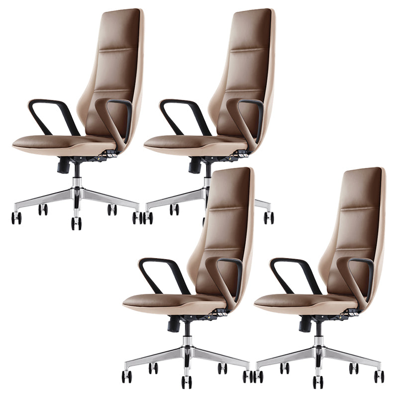 Silla de escritorio deslizante moderna, silla de oficina con brazos acolchados y altura ajustable, con ruedas