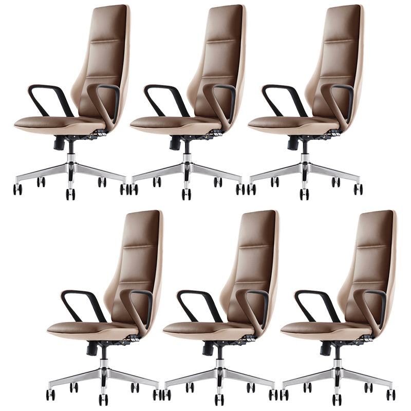 Silla de escritorio deslizante moderna, silla de oficina con brazos acolchados y altura ajustable, con ruedas