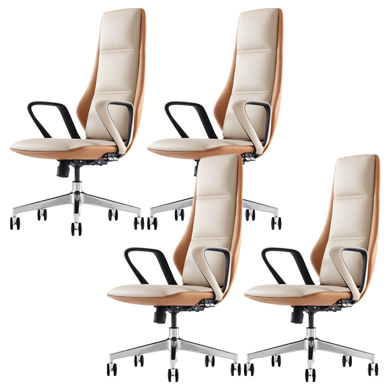 Silla de escritorio deslizante moderna, silla de oficina con brazos acolchados y altura ajustable, con ruedas