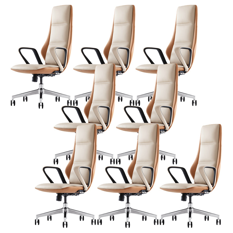 Silla de escritorio deslizante moderna, silla de oficina con brazos acolchados y altura ajustable, con ruedas