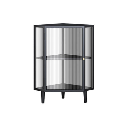 工業用キュリオキャビネットメタルディスプレイキャビネットダイニングルーム用のドア付き