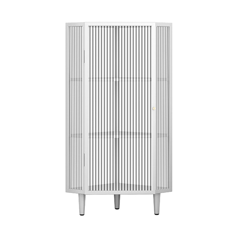 工業用キュリオキャビネットメタルディスプレイキャビネットダイニングルーム用のドア付き