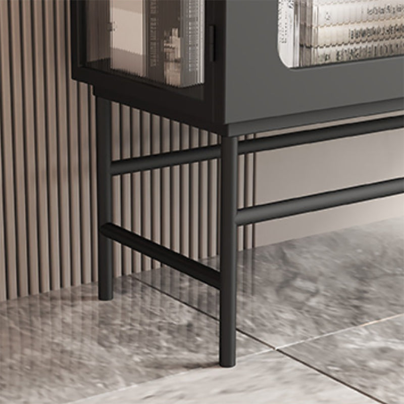 Curio Curio Curio Curio Metal Porte in vetro armadio per sala da pranzo