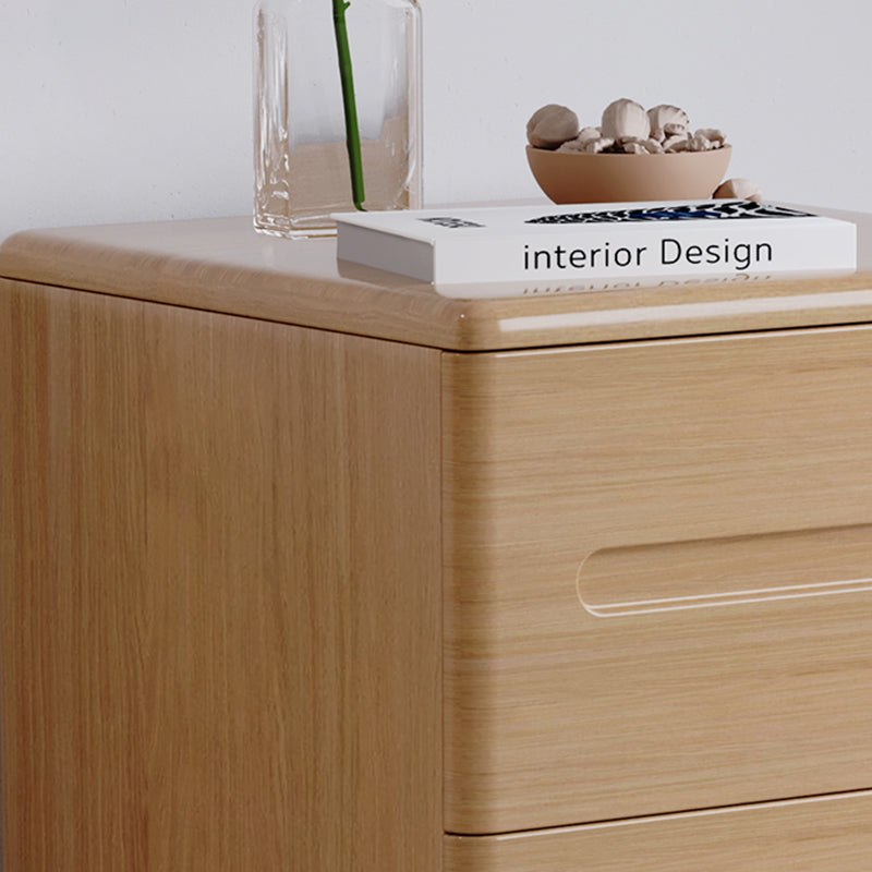 3 - Drawers Contemporary Bedside Cabinet Antique Finish Bed Nightstand Clearhalo 'Bedroom Furniture' 'furn' 'furn_night_stand' 'Furniture' 'night_stand' 'Nightstands' 6583457